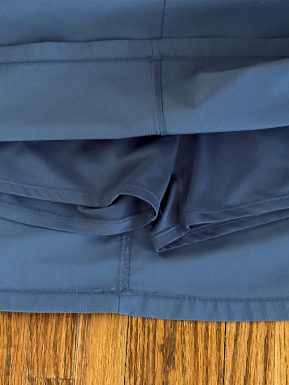 Orvis Active Skort Blue Zip Pocket Athletic Golf Travel Skirt XL EUC - Picture 6 of 6